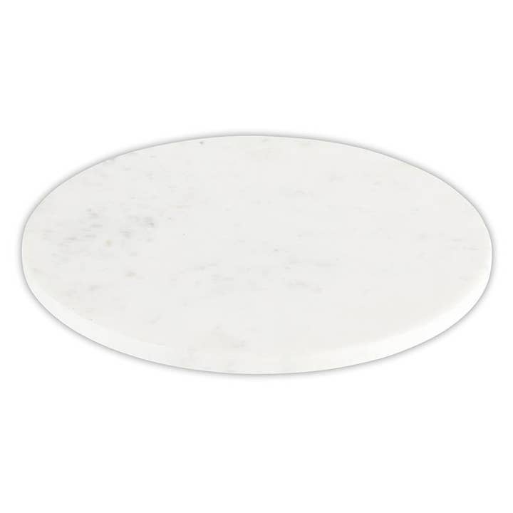 White Marble Lazy Susan for wholesale by Santa Barbara Design Studio by Creative Brands