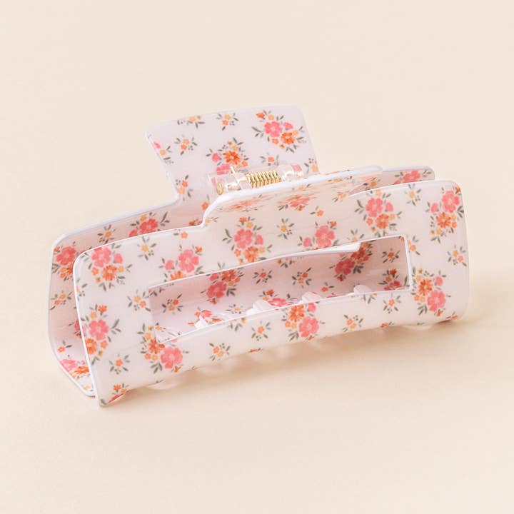The Darling Effect - Wholesale Hair Clip - Women's - Claw Clip-Endless Daydream Cream0