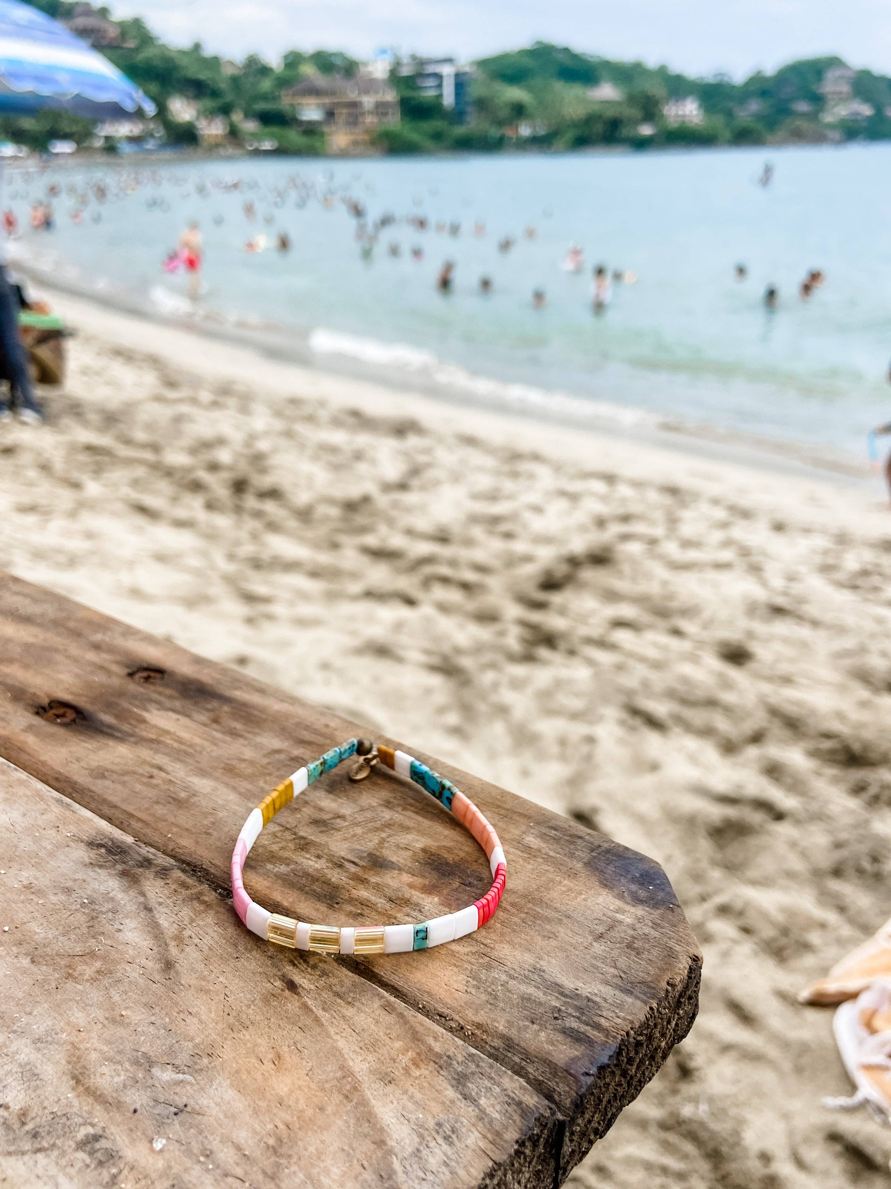 Libbies Bracelets - Wholesale Beaded Bracelet - Paradise Glossy Beaded Bracelet4