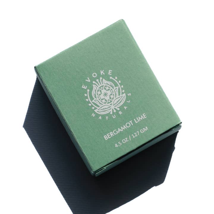 SAVON BERGAMOTE ET CITRON VERT au calendula et à l'argile blanche pour la vente par Evoke Naturals