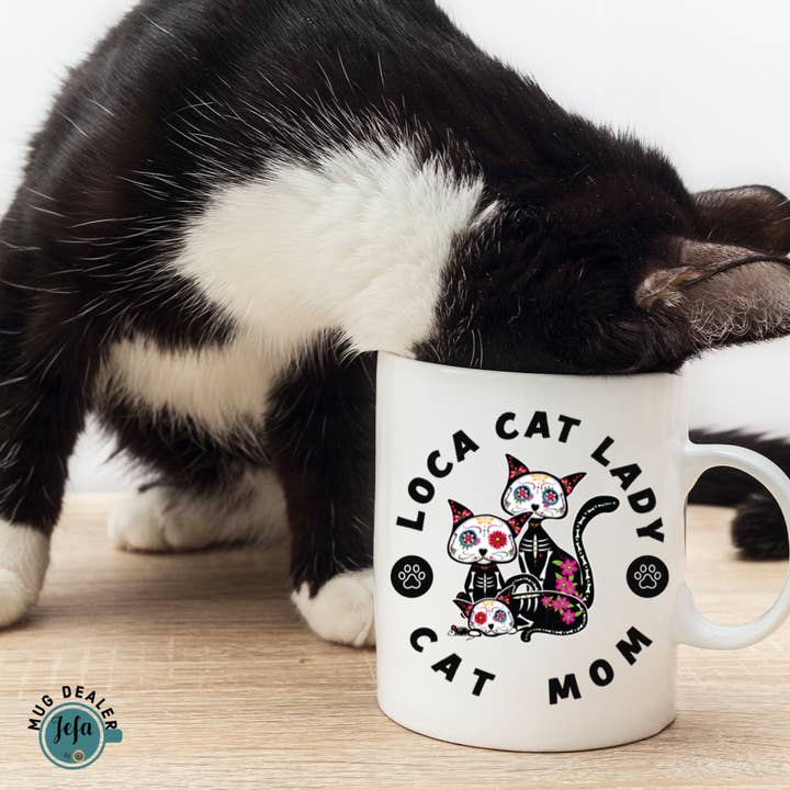 Mug Dealer Jefa - Wholesale Coffee Mug - Loca Cat Lady Mug