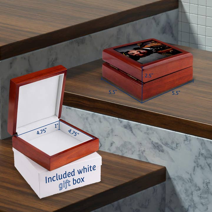 3dRose - Wholesale Jewellery box/organiser - 3dRose, Smiling handsome man - naval captain of fantastic era in uniform, Jewelry Box4