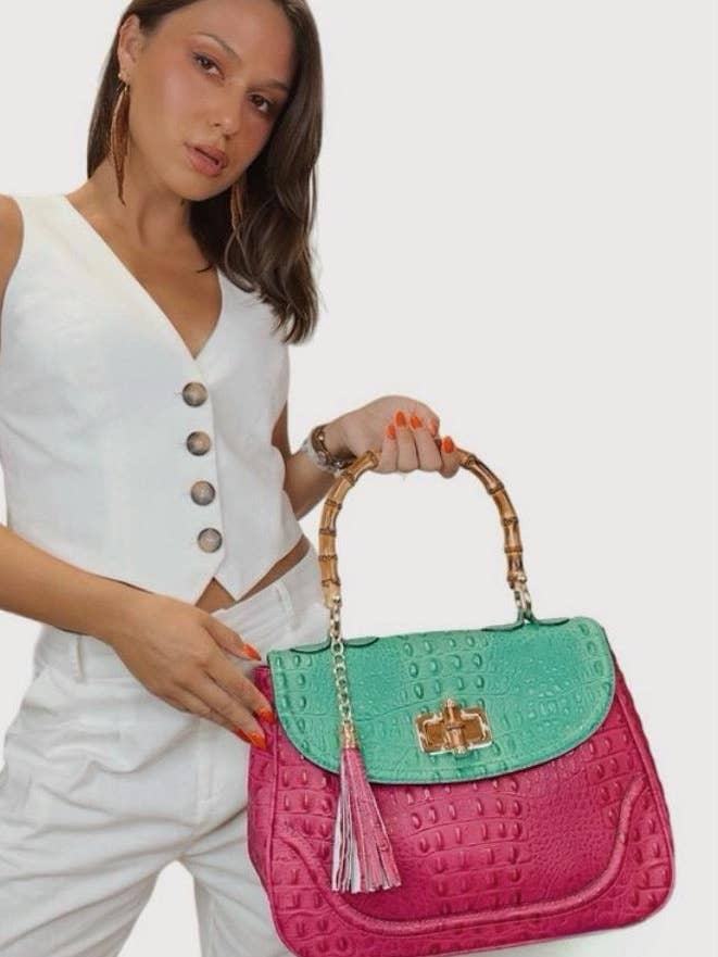 Sac à main et sac à bandoulière Izzie Medium pour la vente par Charlie Leather