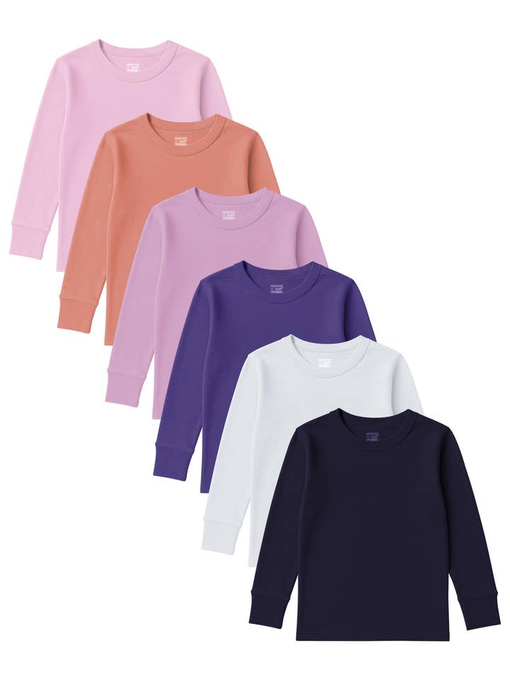 I-Wear Brands - Wholesale T-Shirt - Kids - Girl's Cotton Long Sleeve Performance Tops9