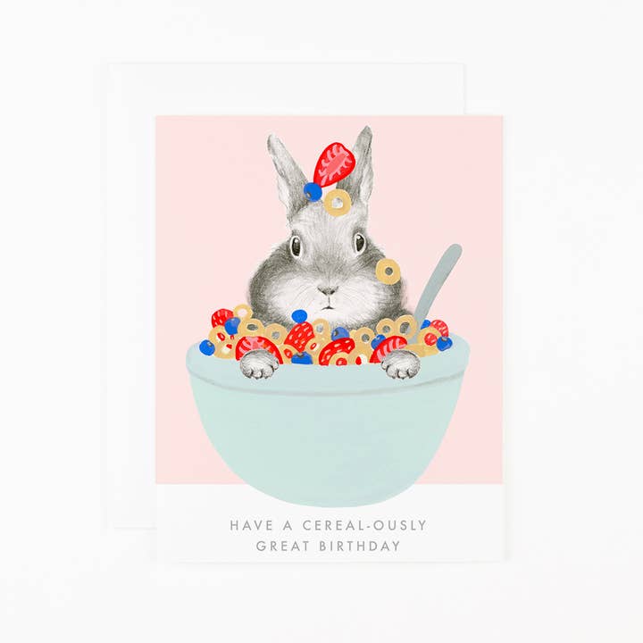 Dear Hancock - Wholesale Birthday Card - Have a Cereal-ously Great Birthday!