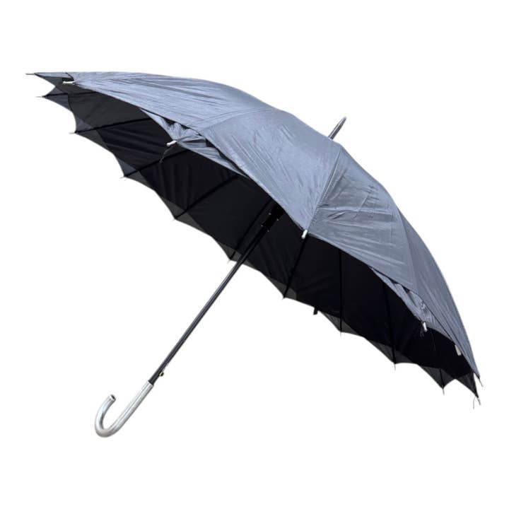 Black Double Layer Golf Umbrella UM6013. (12PC) for wholesale on Faire
