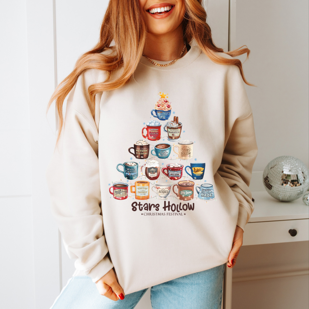 Sand Stars Hallow Mug Tree Sweatshirt for wholesale on Faire2