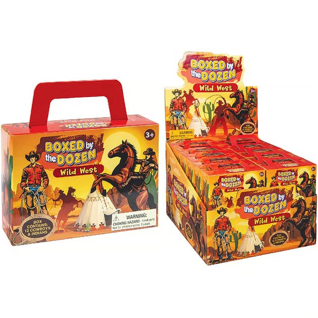 Master Toys Boxed by the Dozen Wild West 12 Cowboys&Indians for wholesale by Master Toys & Novelties Inc.