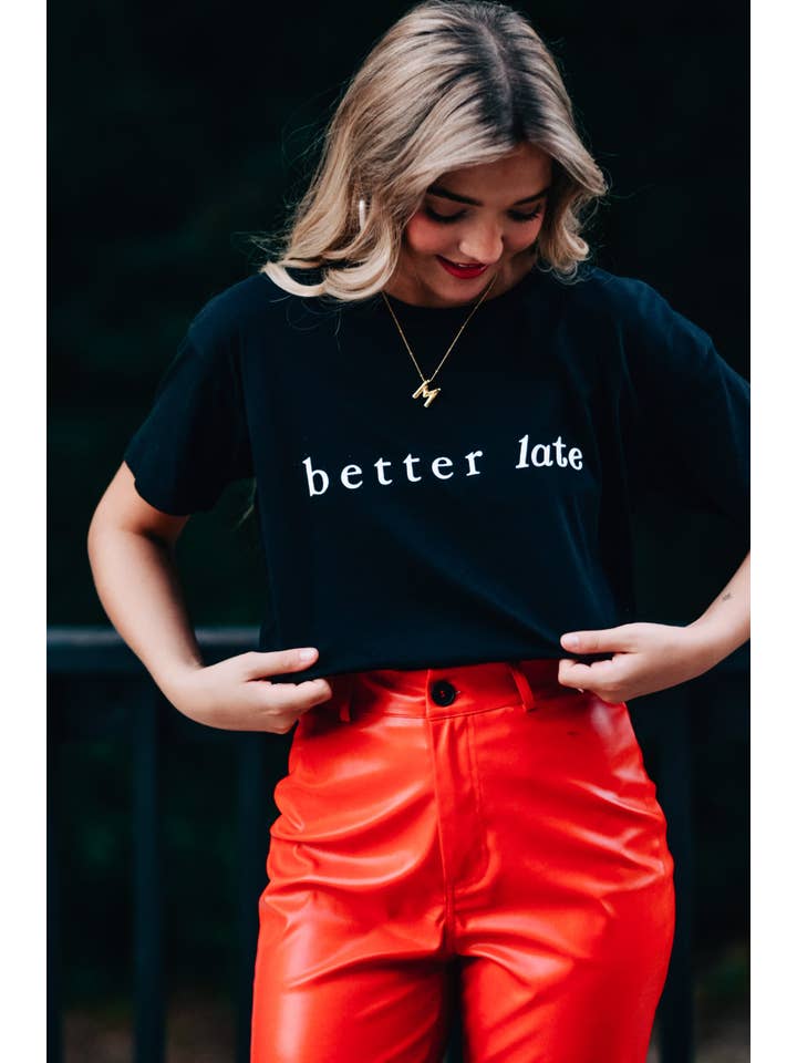 Southern Bliss Co. - Wholesale Screen Printed T-Shirt - Women's - Better Late Than Ugly Vintage Tee3