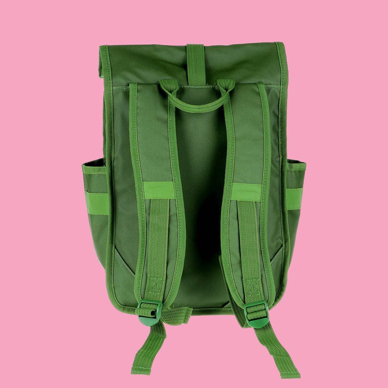 Goodordering – wholesale Backpack – Unisex – Green Mini Rolltop Backpack Eco Monochrome3