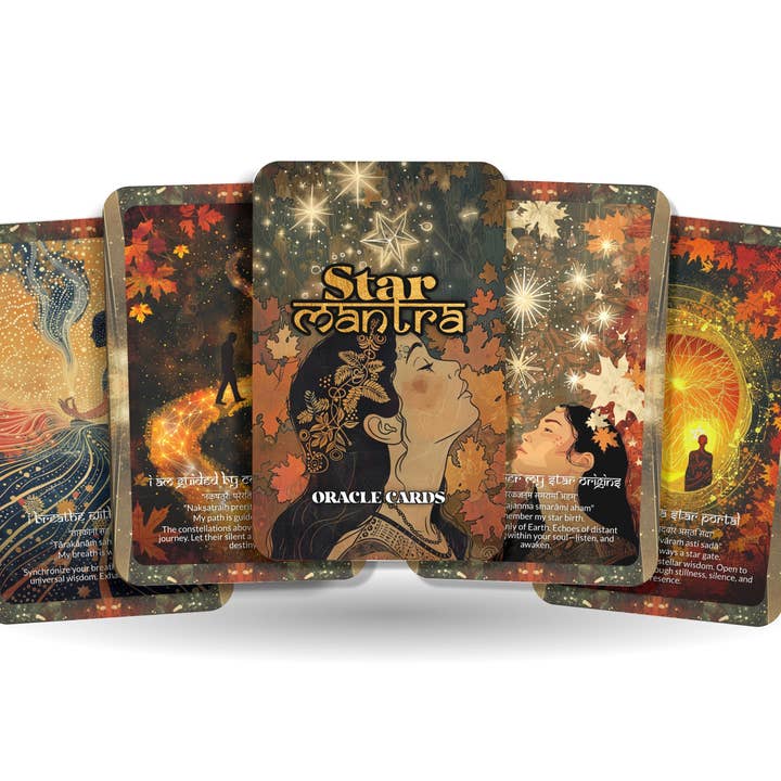 Baraja de Oráculo Celestial Star Mantra con 22 Cartas de Código de Luz para venta al por mayor de Ibiza Tarot USA