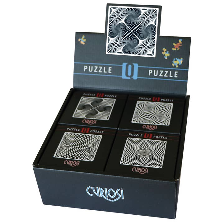 Q Puzzle - Shimmer Display (16 pezzi), 4 modelli (x4) per la vendita all'ingrosso da parte di HQ Kites & Designs
