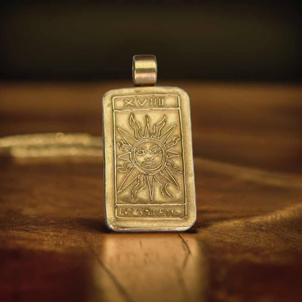 Vis a Vis Jewelry – wholesale Individuell berlock/hänge – Tarot-kort hänge ~ Solen9