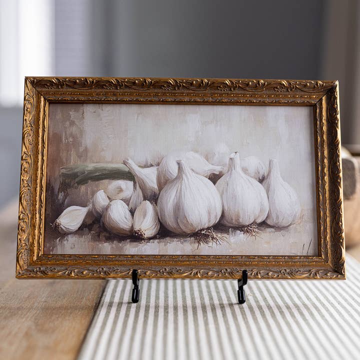Muted Garlic Bulbs | Brass Inspired Art for wholesale by Luxe B Co Canada