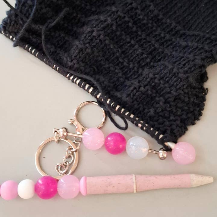 Bead Pen - 2-in-1 Needle Stopper 4 Beads for wholesale by Menoj