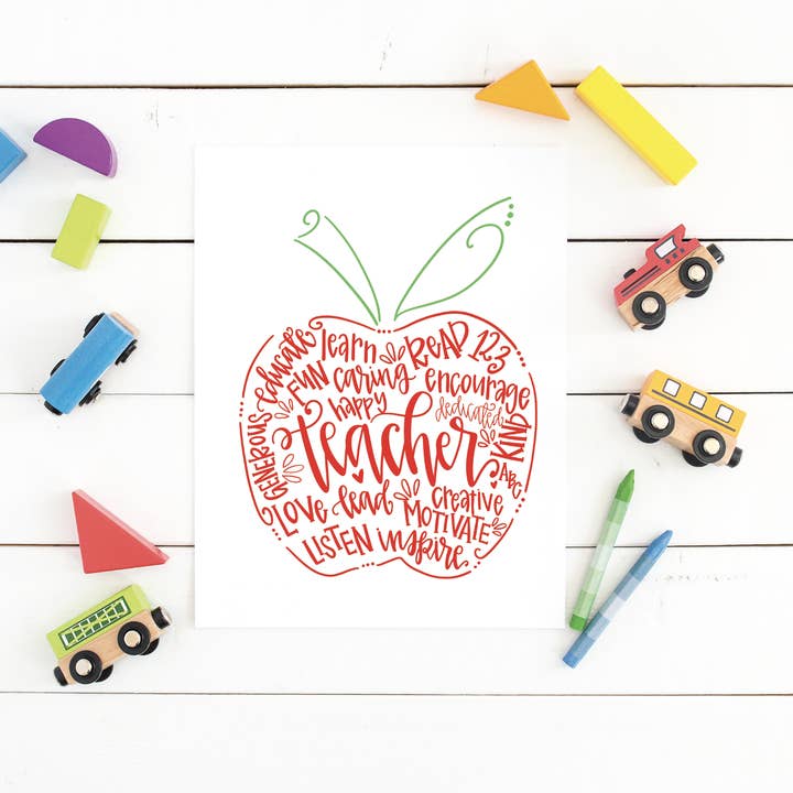Teacher Defined Card for wholesale by The Redheaded Camel
