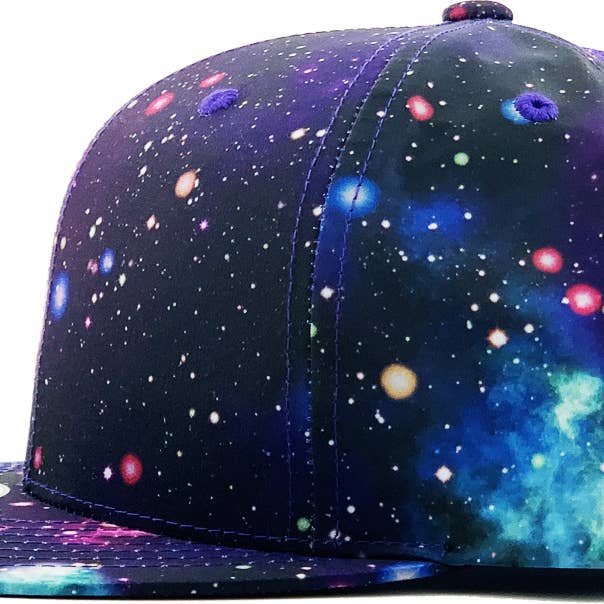 KBETHOS - Wholesale Flat Brim Cap - Unisex - Galaxy Snapback27