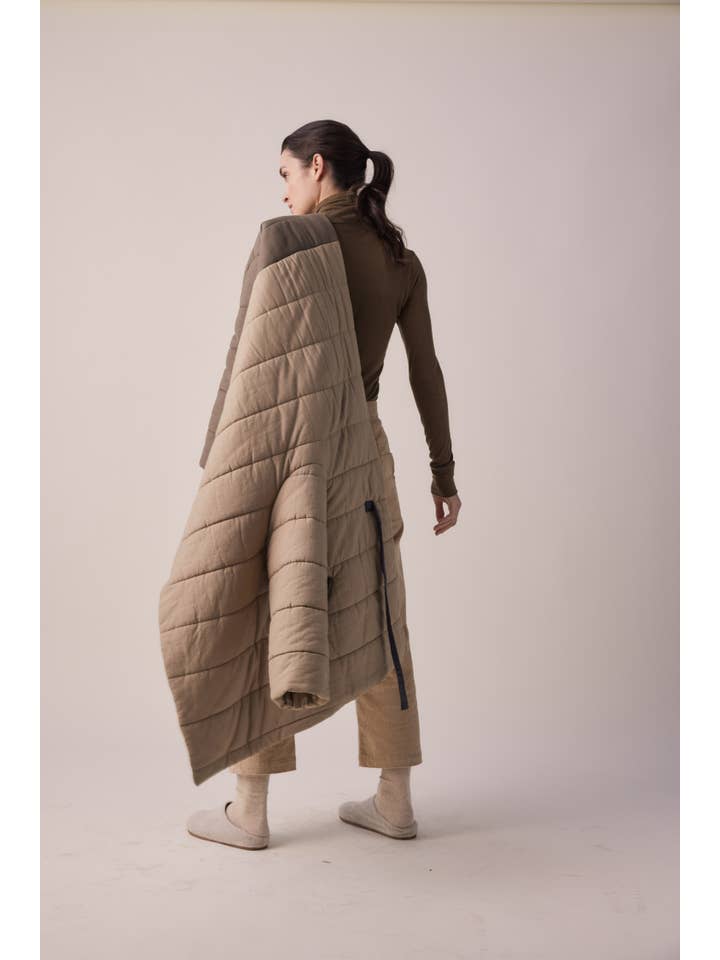 Bronze Grey Blanket quilt jacket for wholesale on Faire16