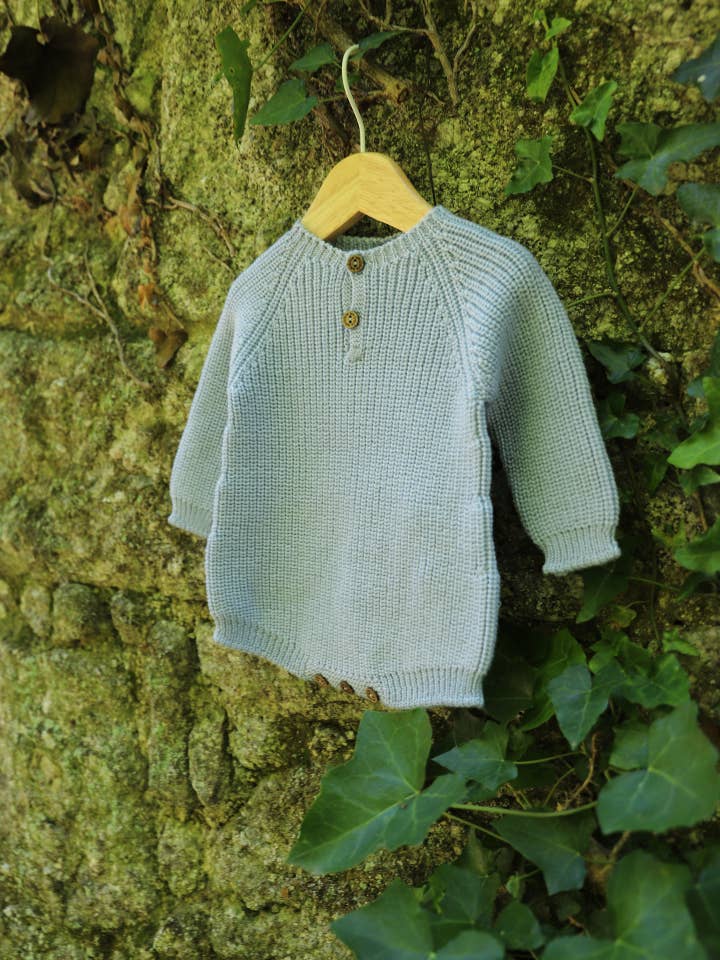 Knitted shortie in English rib stitch | LOVE OF MY LIFE for wholesale by Wedoble: sustainable children's fashion