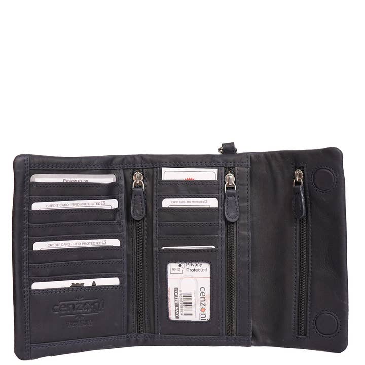 Cenzoni Fashions - Wholesale Wallet - Women's - Ladies Trifold Wallet - ZOPTF014