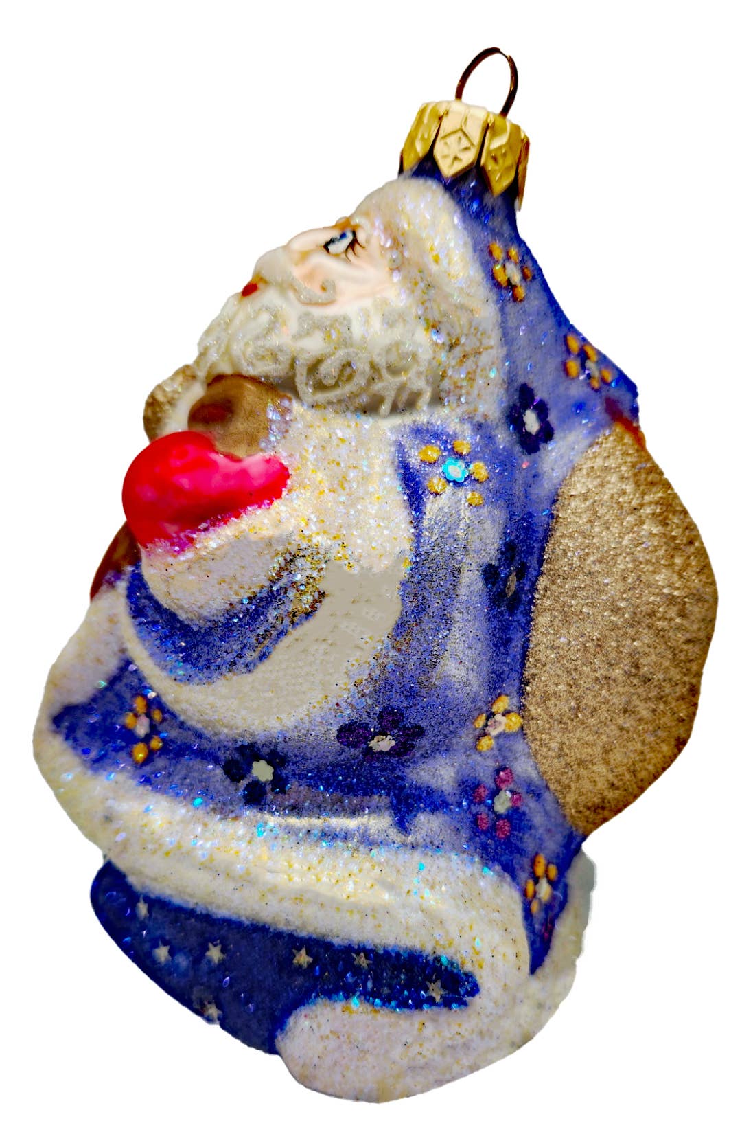 Mia's Polish Treasures - Vendita all'ingrosso Decorazione - Decorazione natalizia in vetro Santa Du Fluer3