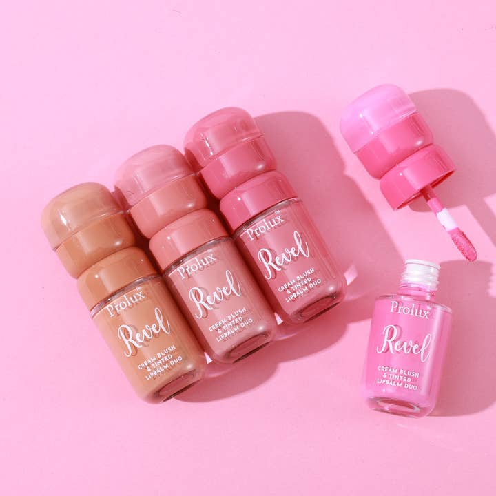 Revel - 2-in-1 Lightweight Cream Blush & Tinted Lip Balm Duo for wholesale by Efon International Corp.