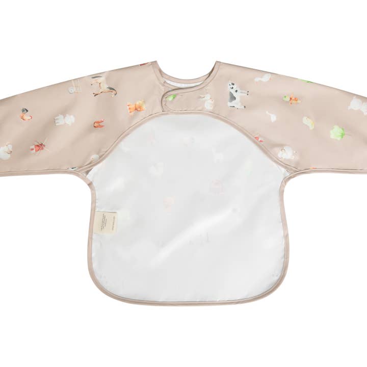 Ali+Oli - Wholesale Bib - Baby - Smock Bib for Baby & Toddler Long Sleeve (Farm)