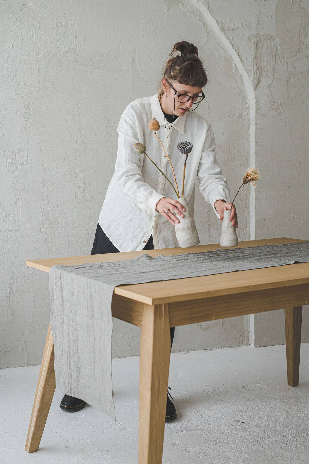 Epic Linen - Vendita all'ingrosso Runner - Runner da tavola in lino lavato naturale, 20 colori3