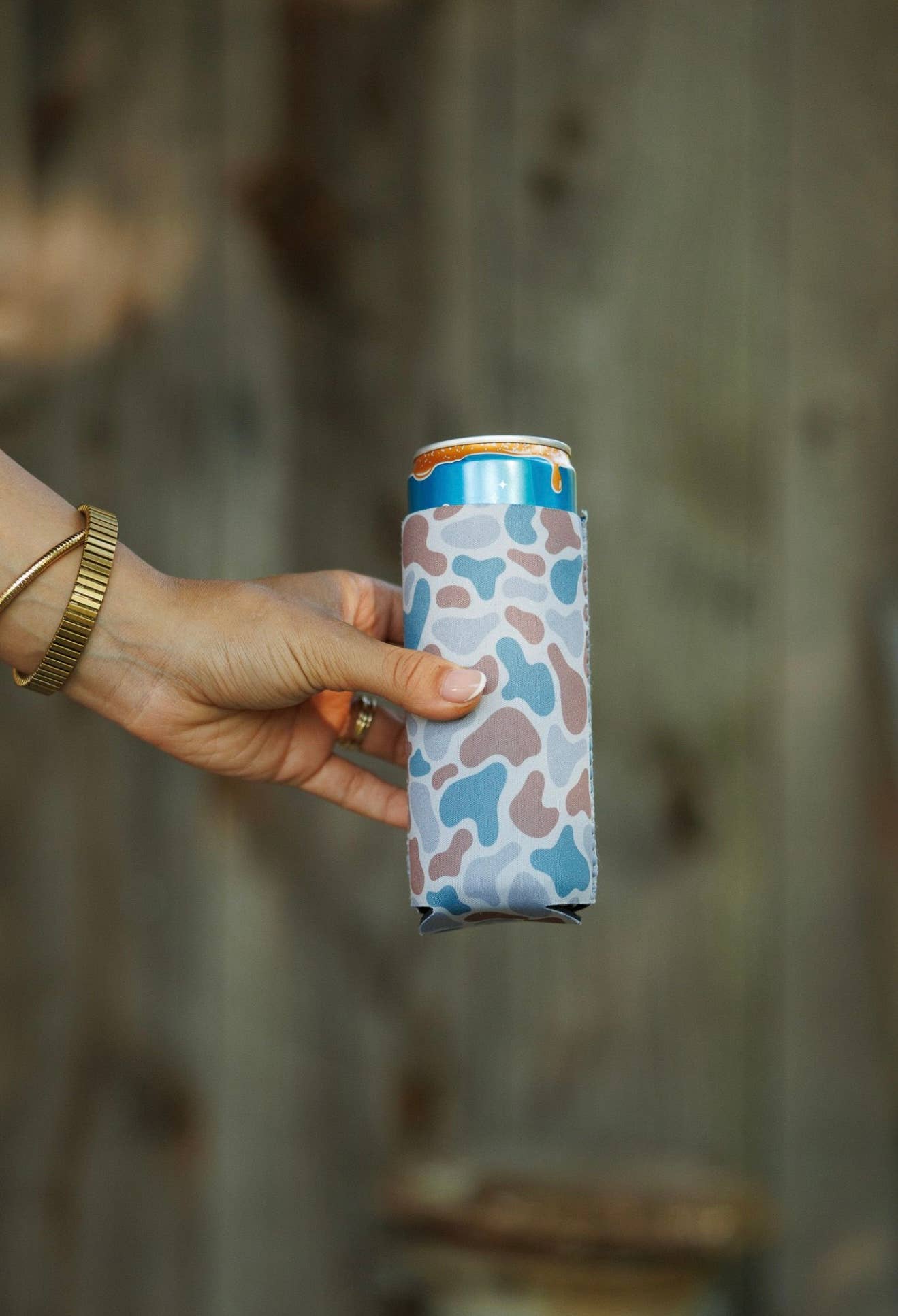 The Front Porch Label - Wholesale Drink Huggers & Koozies - Camo Coozie 2-Pack