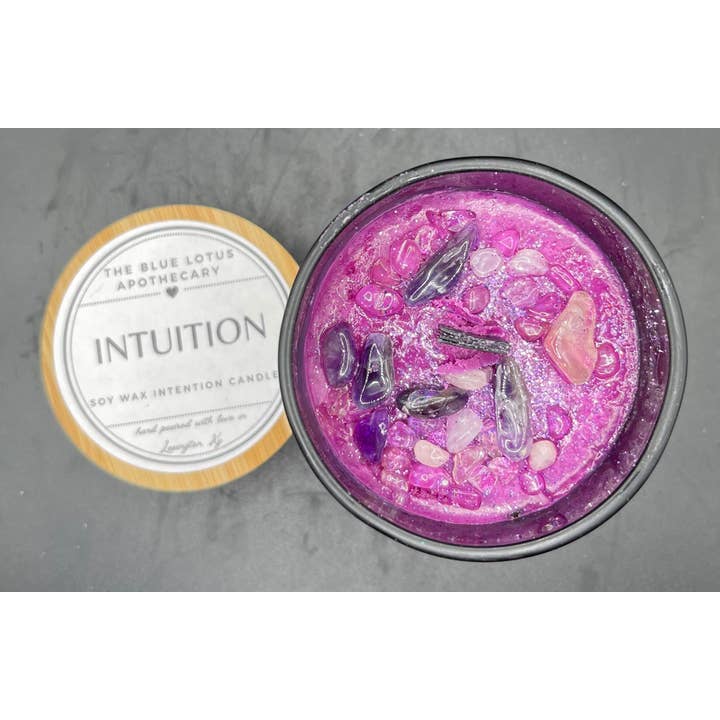 Intuition Intention Candle for wholesale by The Blue Lotus Apothecary
