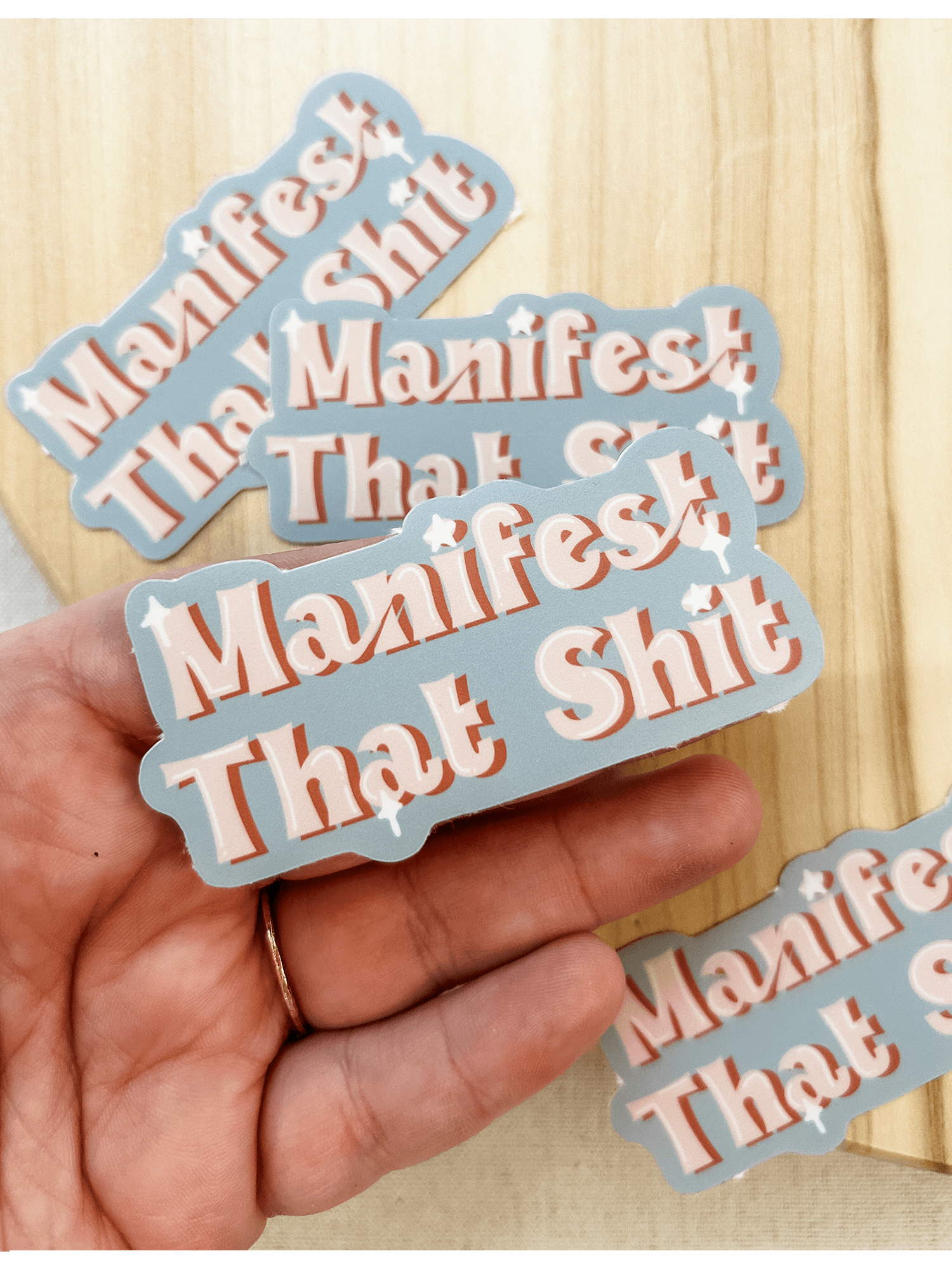 Studio Miller - Wholesale Sticker - Manifest That Shit Law of Attraction Abundance Matte Sticker2