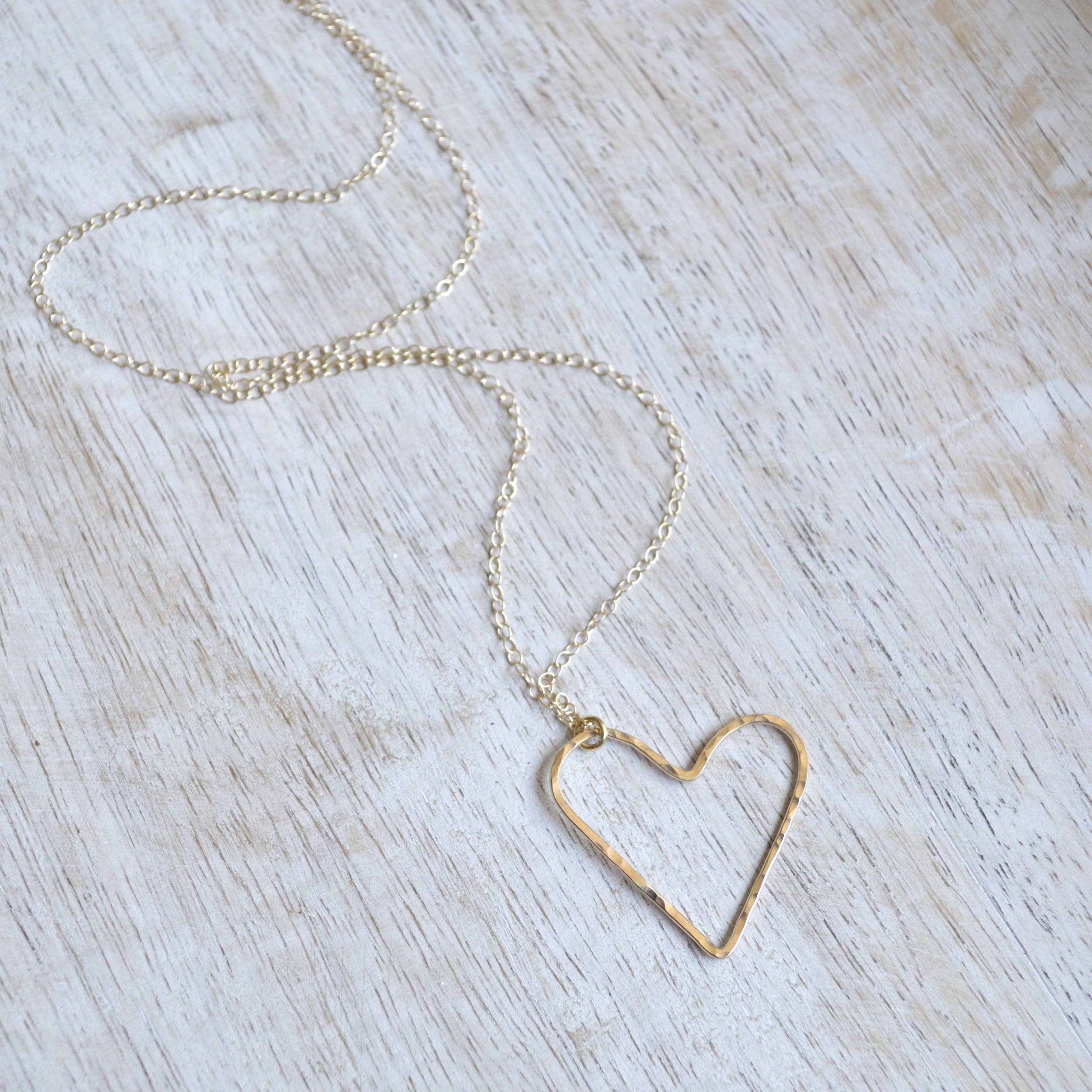 Salty But Sweet - Wholesale Pendant/Charm Necklace - Floating Heart Necklace6