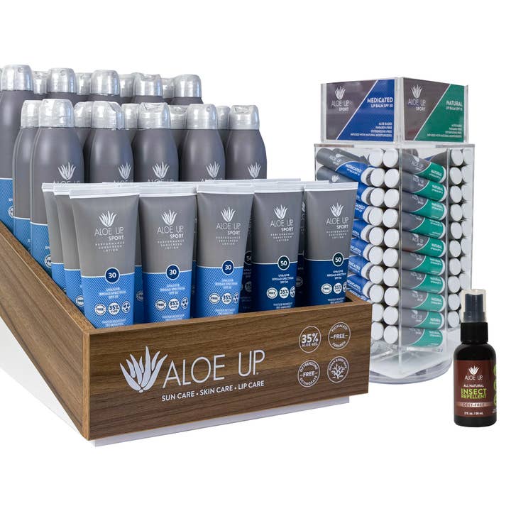 Aloe Up Sunscreen Prepack - Sport Collection - CT110 for wholesale by Aloe Up Sun & Skincare