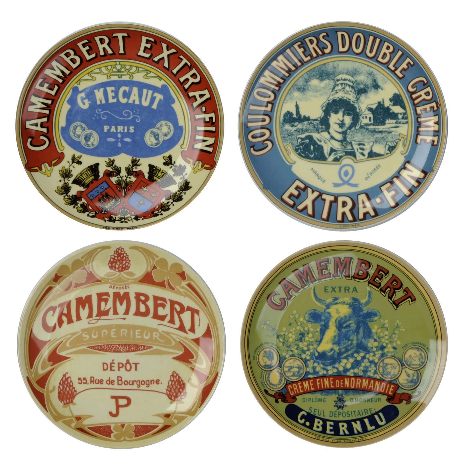 The DRH Collection BV - Wholesale Dinner Plate - Set of 4 Classic Camembert Plates1