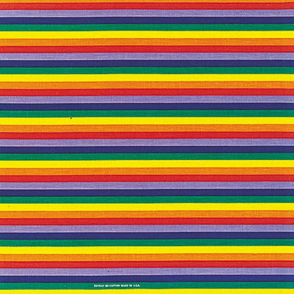 Bandanna - 22" MADE IN USA - Freedom Rainbow Pride for wholesale by The Bandanna Company