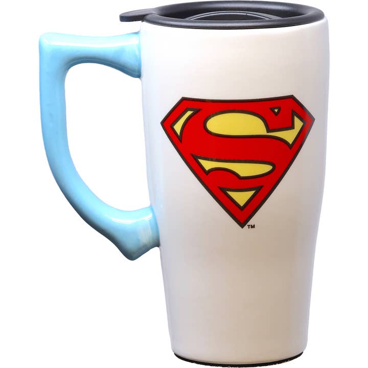 Spoontiques, Inc - Wholesale Coffee Mug - Superman Travel Mug