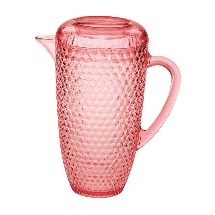 2.5 Quart Pink Diamond Acrylic Pitcher for wholesale by HomeRoots