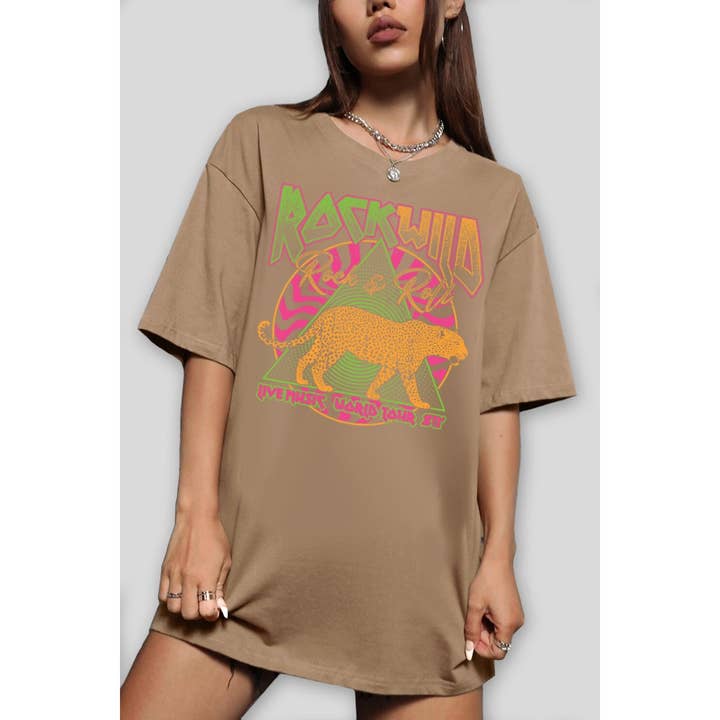 HRTandLUV - Wholesale Tunic - Women's - ROCK WILD OVERSIZED GRAPHIC TEE3