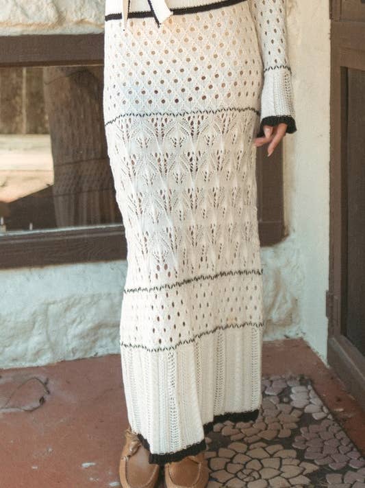 Crochet Maxi Skirt for wholesale by ILLA ILLA