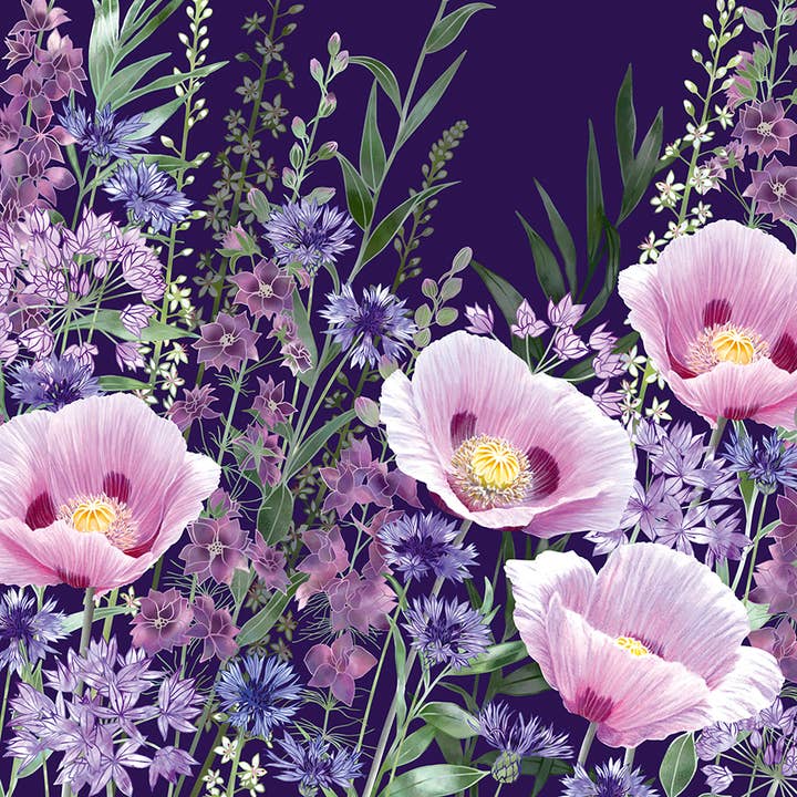 Carte de vœux Nuits d'été roses pour la vente par Natural Partners Limited