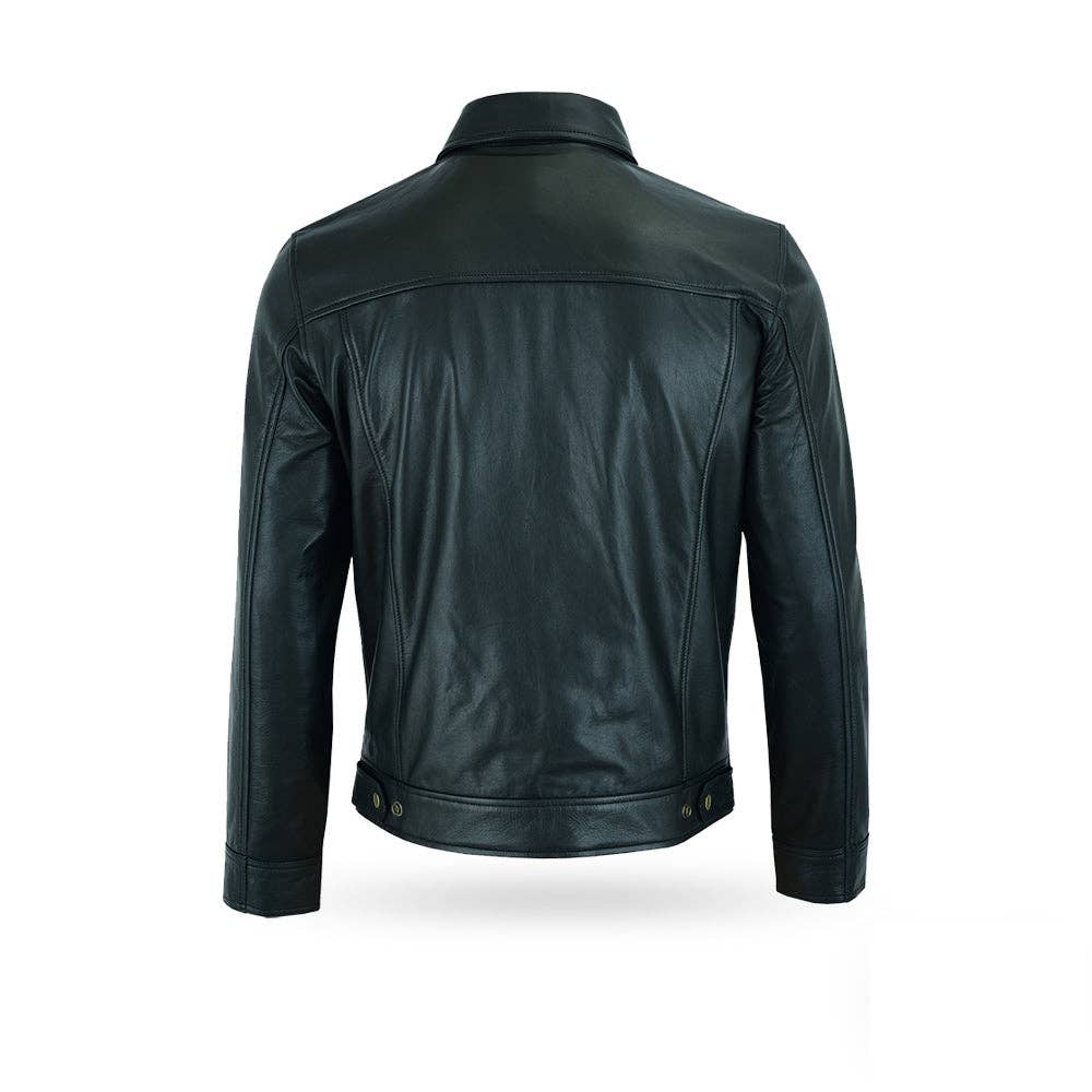 Tackfield - Wholesale Leather Jacket - Men's - Phoenix Men's Classic Jacket Premium Cow Aniline Leather4
