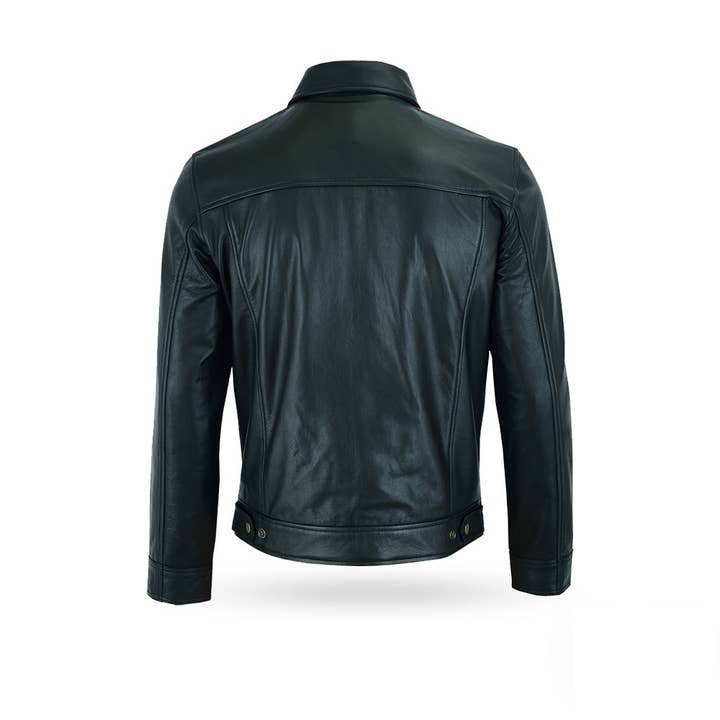 Tackfield - Wholesale Leather Jacket - Men's - Phoenix Men's Classic Jacket Premium Cow Aniline Leather4