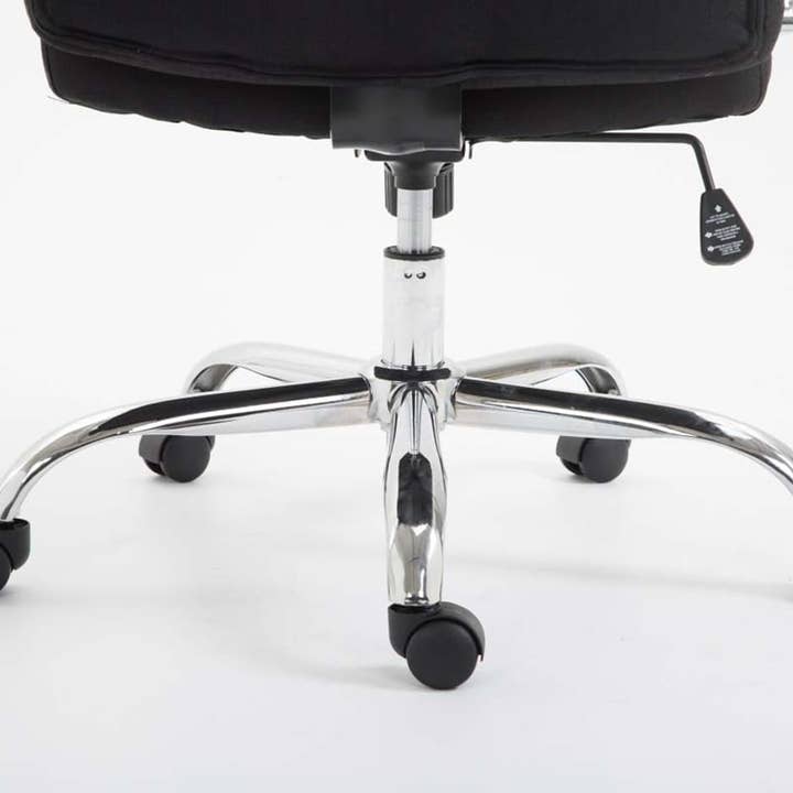 Viborr - Wholesale Chair - Valais office armchair - Fabric and chromed steel5