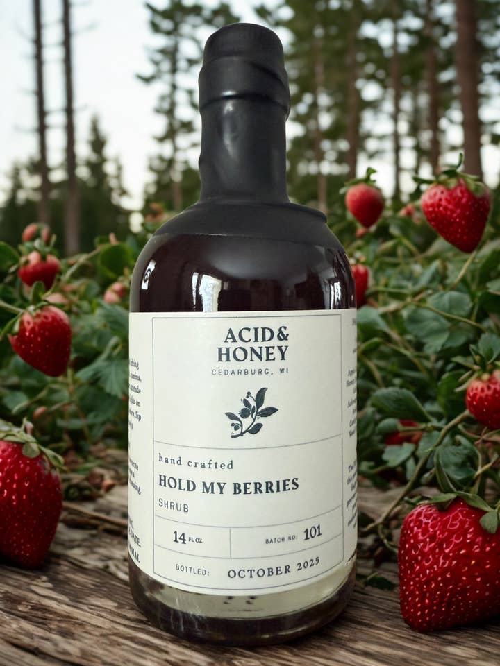 Hold My Berries – Adaptogenic Mushroom Libido Shrub for Energy, Hormone Balance & Vitality for wholesale by Acid and Honey