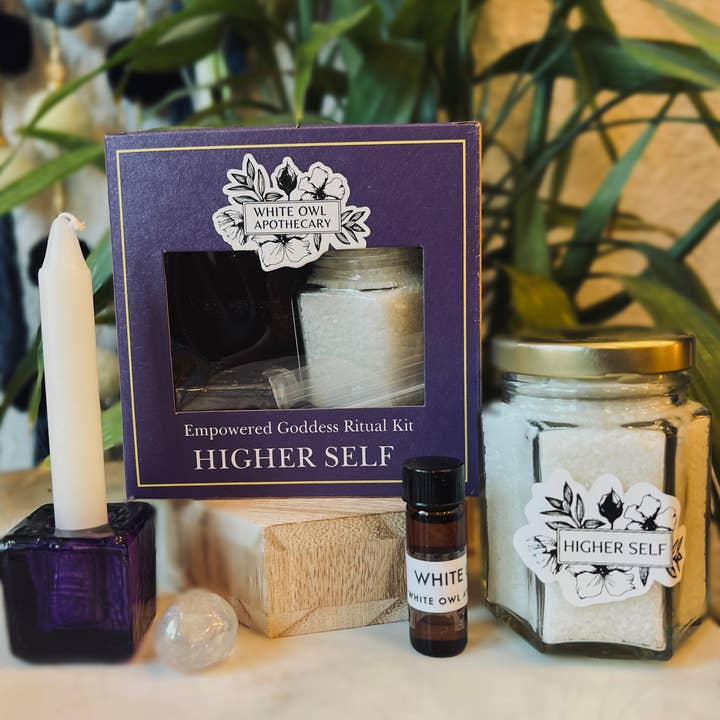 Set rituale della dea potenziata - Sé superiore per la vendita all'ingrosso da parte di White Owl Apothecary