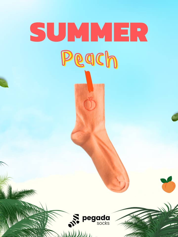 PEACH SOCKS for wholesale by PEGADA SOCKS