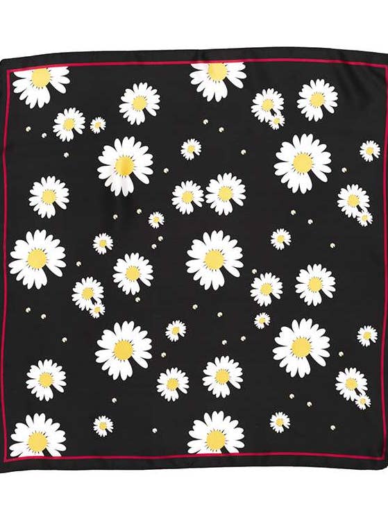 FLORAL PRINTED SILKY BANDANA SPSS-8030 for wholesale by anbfashion