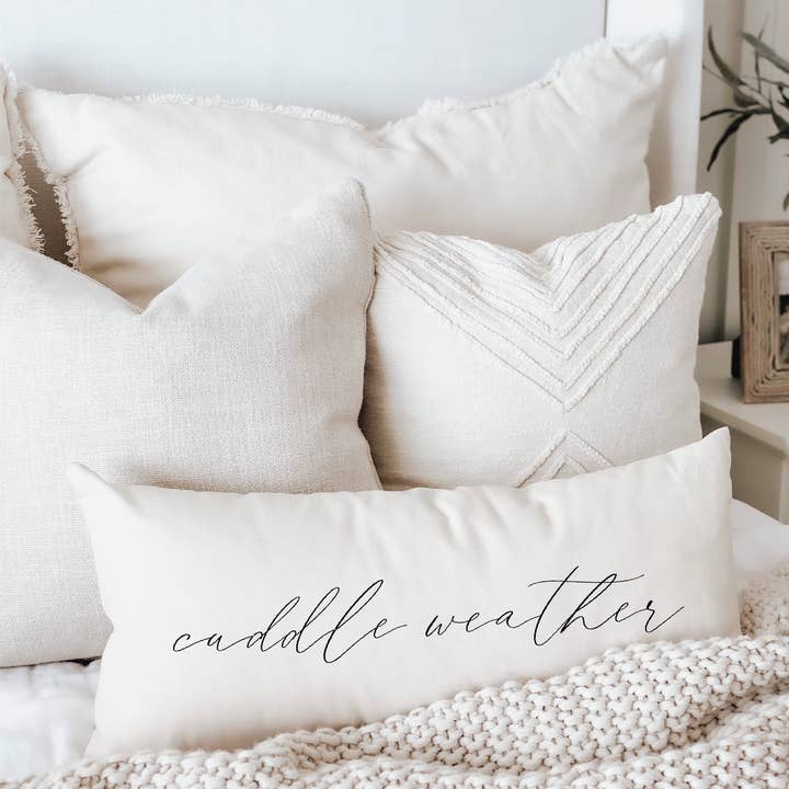 DWELL Home Shoppe - Wholesale Lumbar Pillow - Cuddle Weather Lumbar Pillow - Autumn0