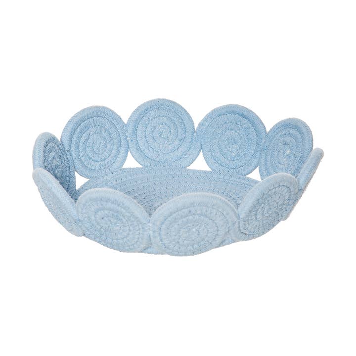 Beachcombers - Wholesale Basket - Blue Round Rope Basket0