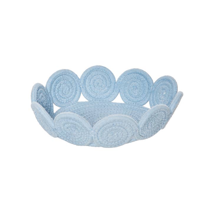 Beachcombers - Wholesale Basket - Blue Round Rope Basket
